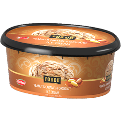 بستنی کارامل و بادام زمینی 650 گرم کاله